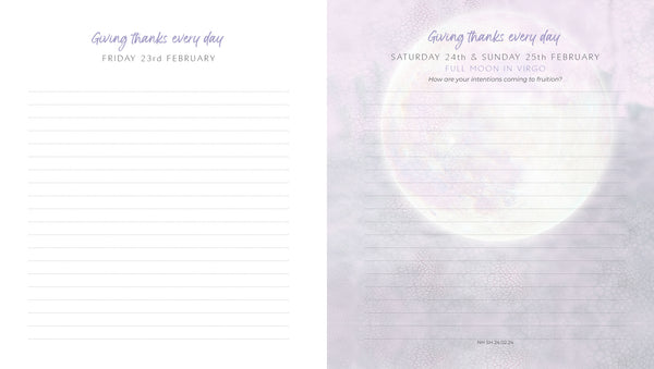 2024 Gratitude Diary plus FREE Moon Calendar