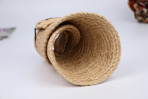 Adjustable straw visor